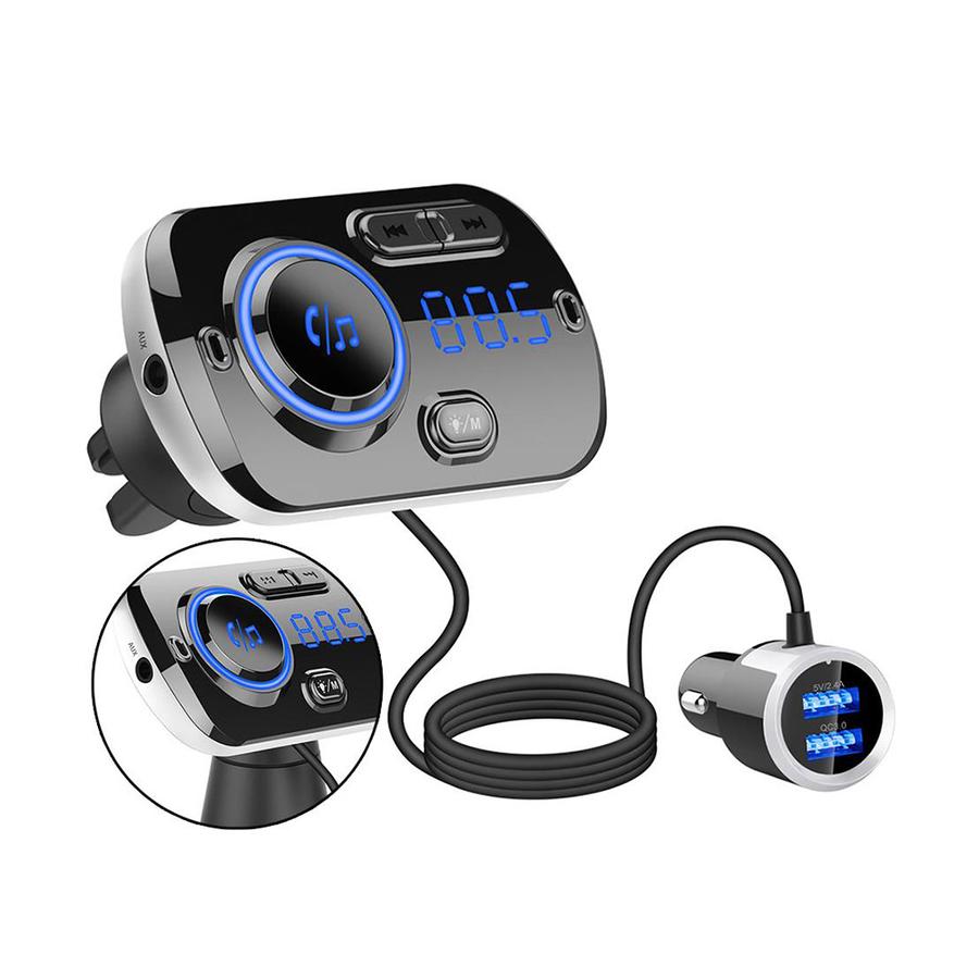 Hands-free súprava do auta, Bluetooth FM vysielač s nabíjačkou do cigaretového zapaľovača