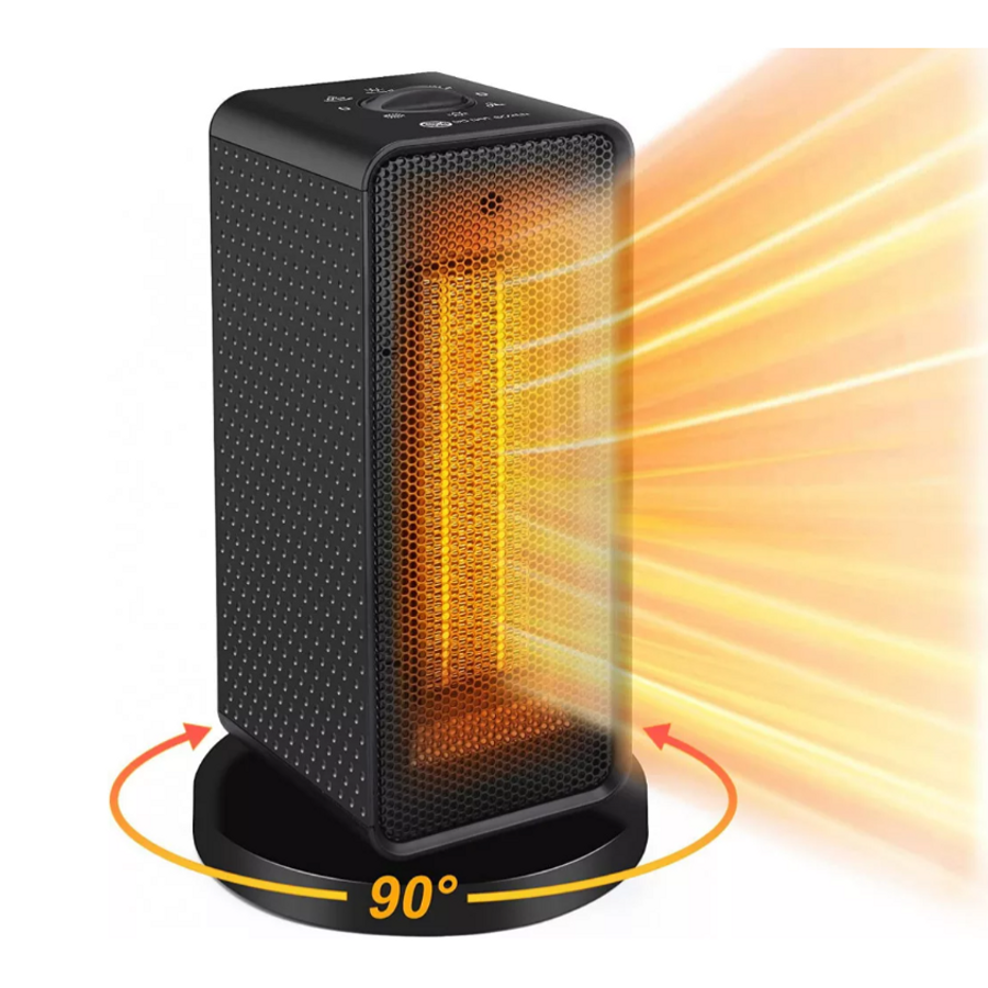 Stolný sálavý ohrievač, ventilátor s oscilačnou funkciou, 1200 W