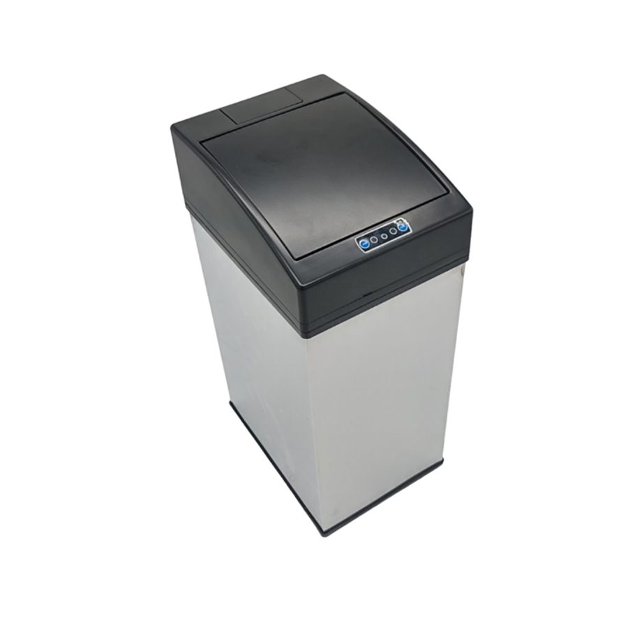 Worth Air senzor automatický odpadkový kôš 7 l, inox, čierna vrchná časť, s vyberateľnou priehradkou na odpadky